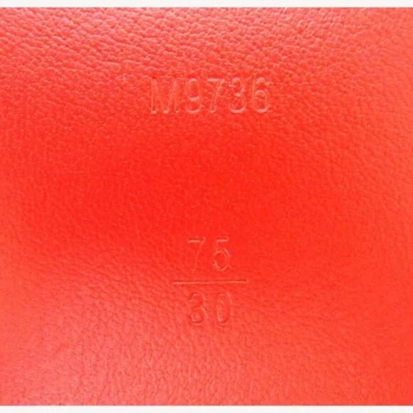 Louis Vuitton belt Red Gold Woman Authentic - Picture 6 of 11